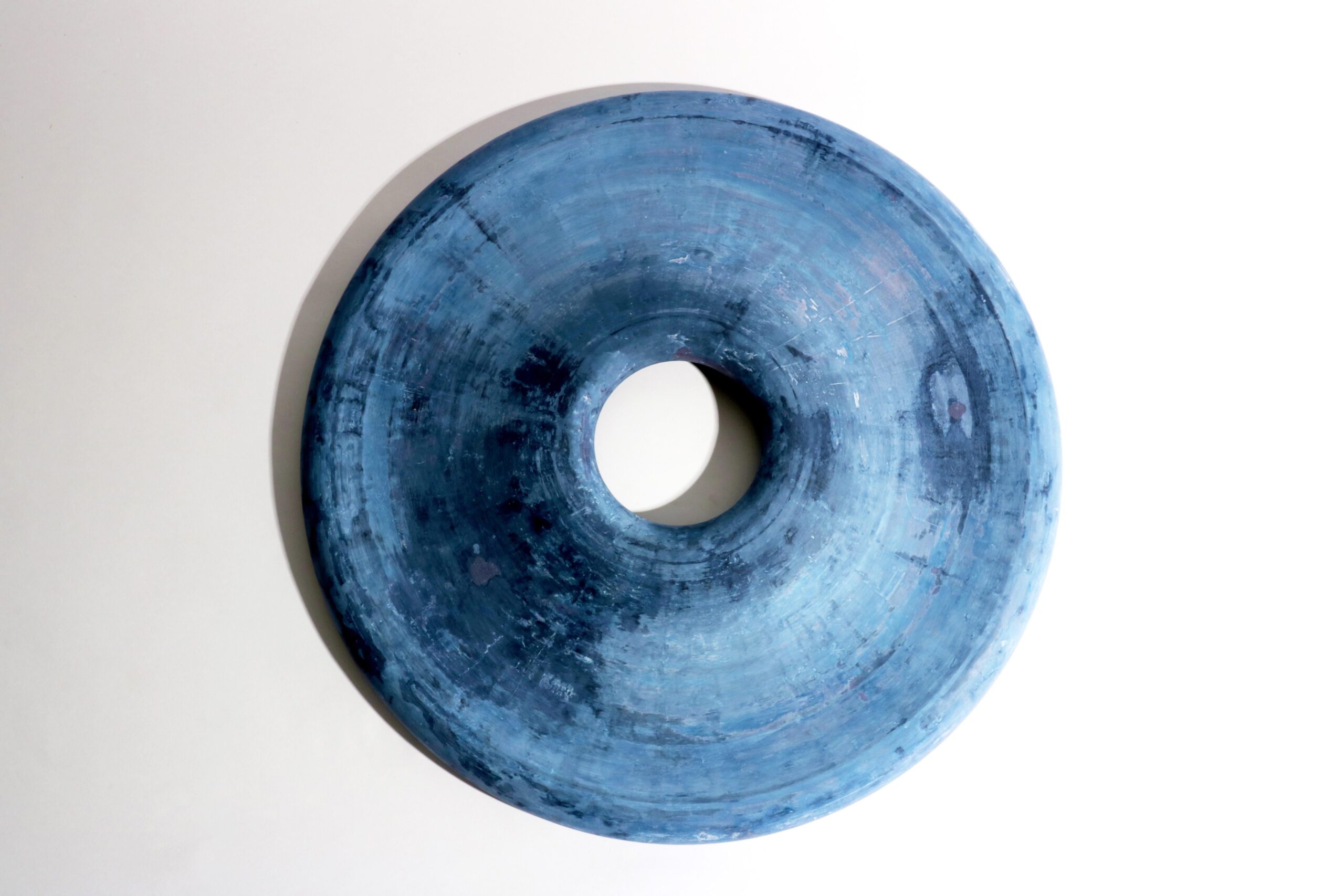Deep Blue Twirl Bowl by Lenny Stpp 2