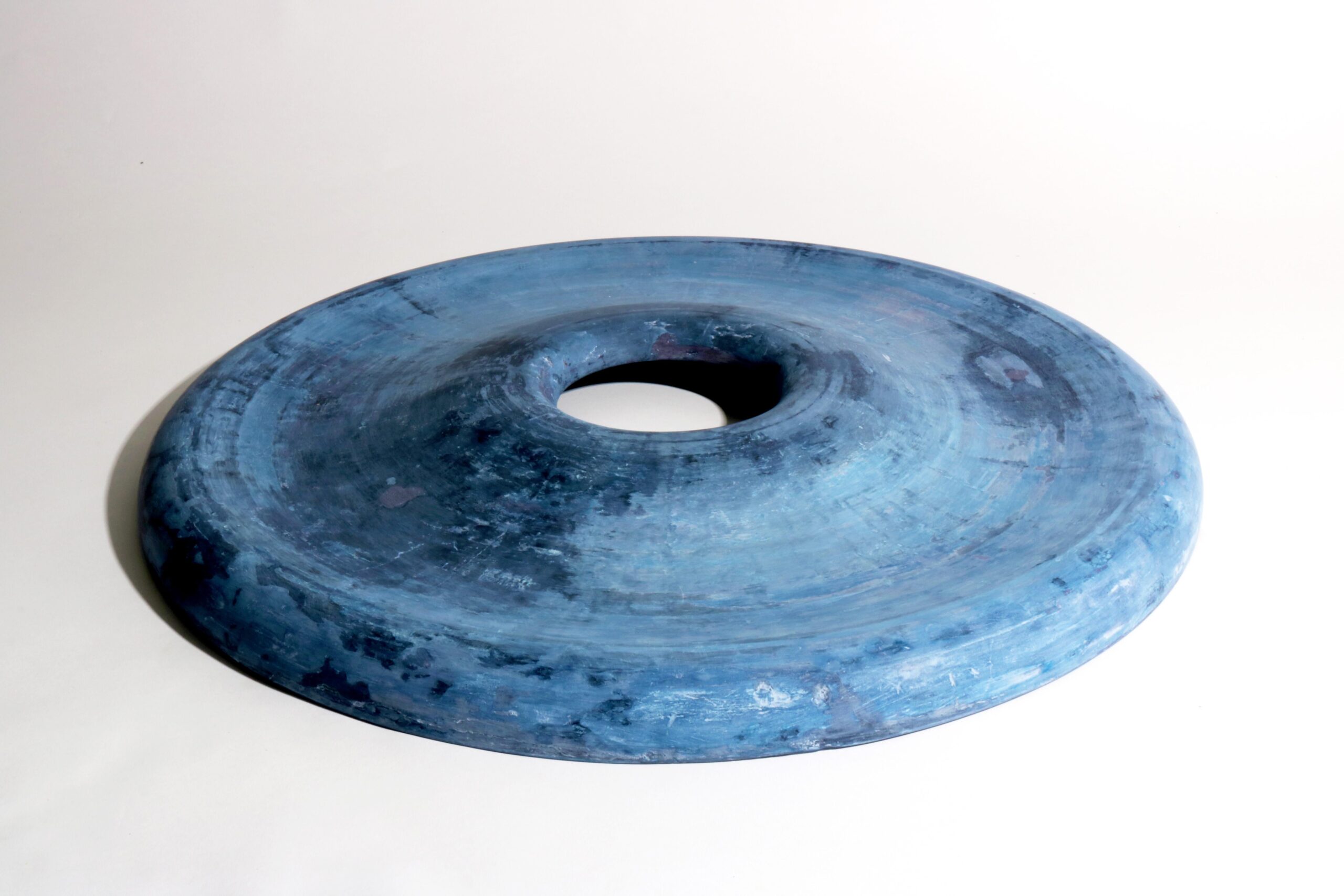 Deep Blue Twirl Bowl by Lenny Stpp 3