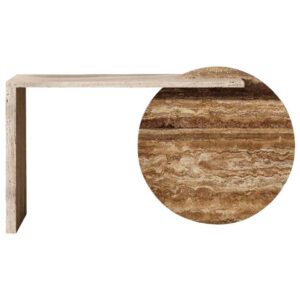 Gol. 001 Marble Console Table by Chapter Studio