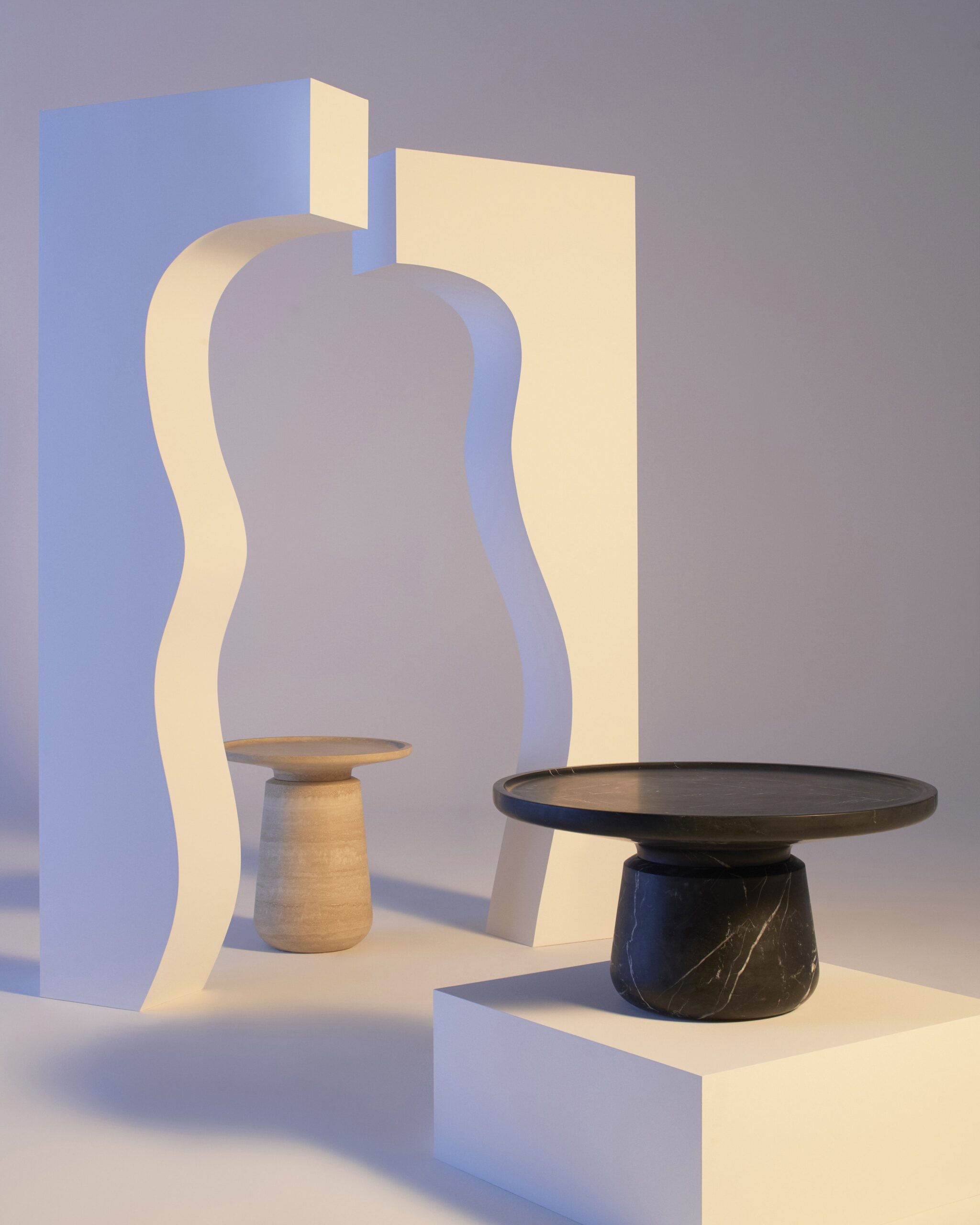 Large Marble Altana Side Table by Ivan Colominas 4