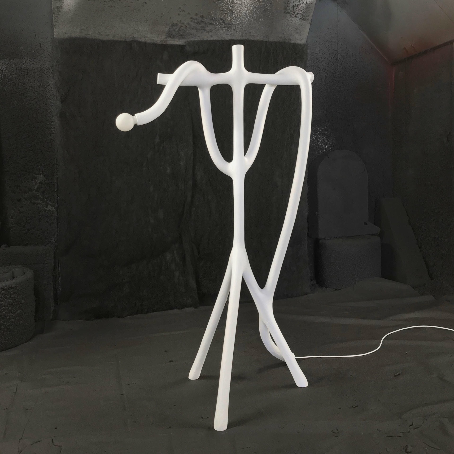 Limited Edition Sand and Nylon Wrapped Lamp on Sticks by Hot Wire Extensions 2