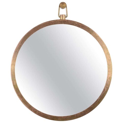 Plain Brass Frame Mirror by Lukasz Friedrich 1