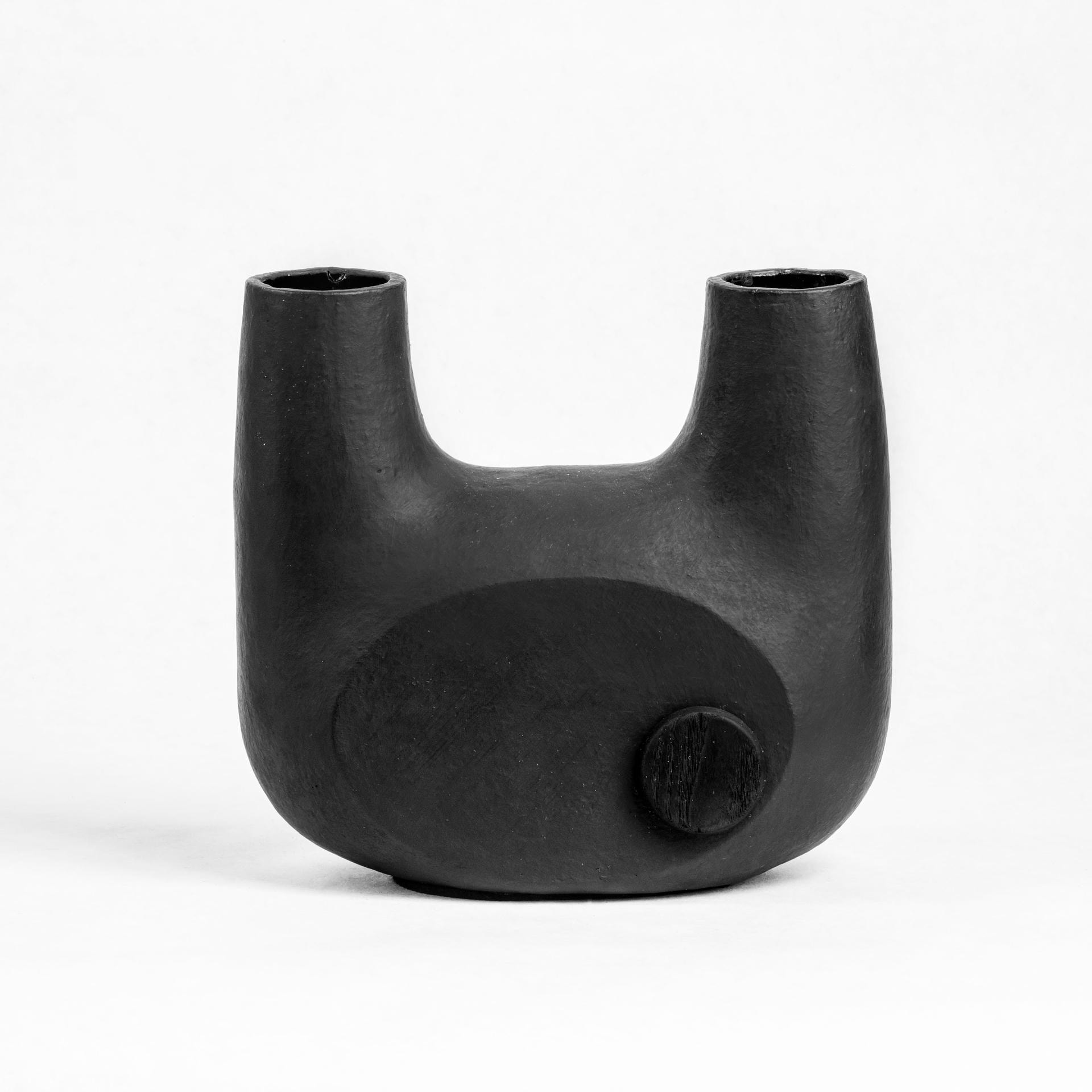 Sculpted Ceramic Vase by FAINA 11