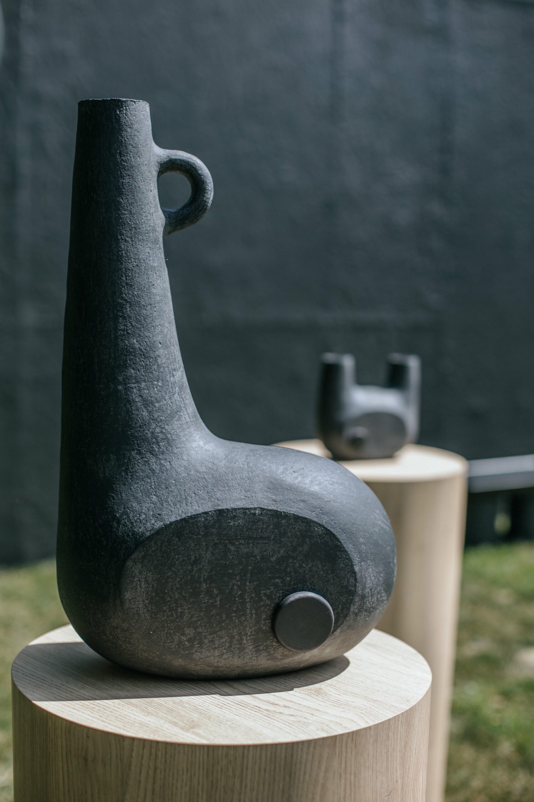 Sculpted Ceramic Vase by FAINA 7