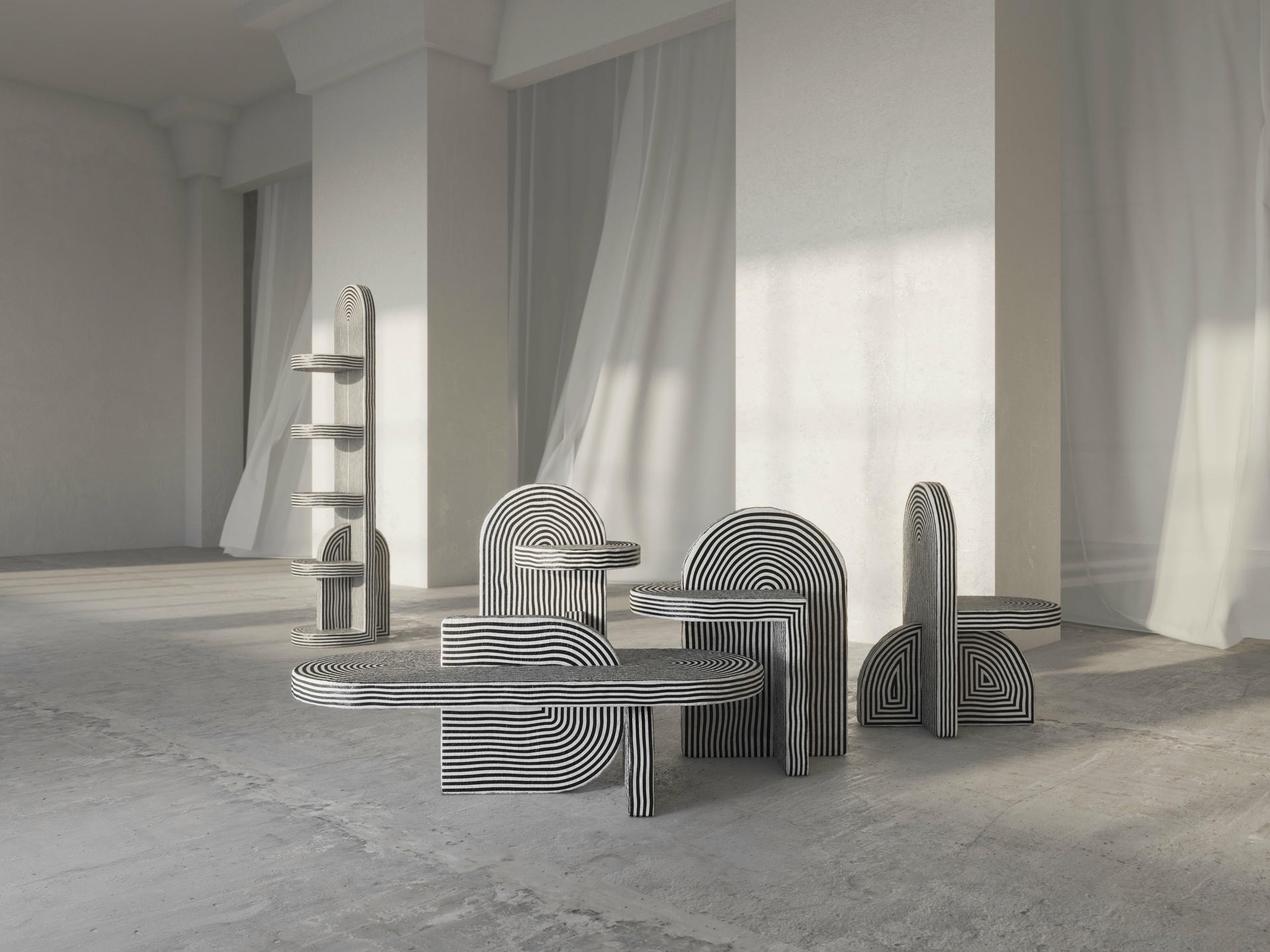 Set of 2 After Ago Side Table by Richard Yasmine 7