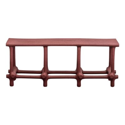 Terracotta Basic Bench by Hot Wire Extensions