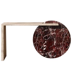 Gol. 001 Marble Console Table by Chapter Studio