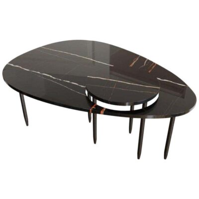 Gol. 003 Marble Center Table by Chapter Studio