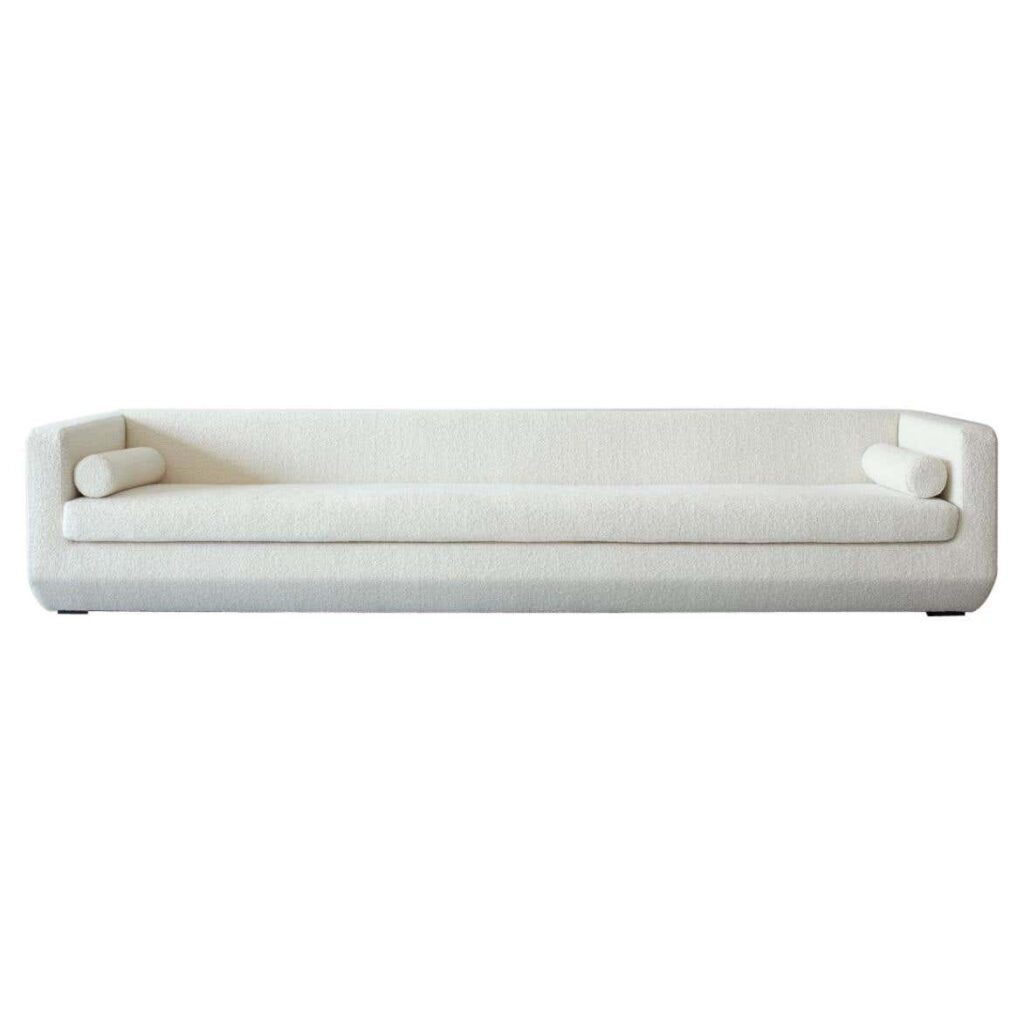Large Beveled Couch by Marc Dibeh