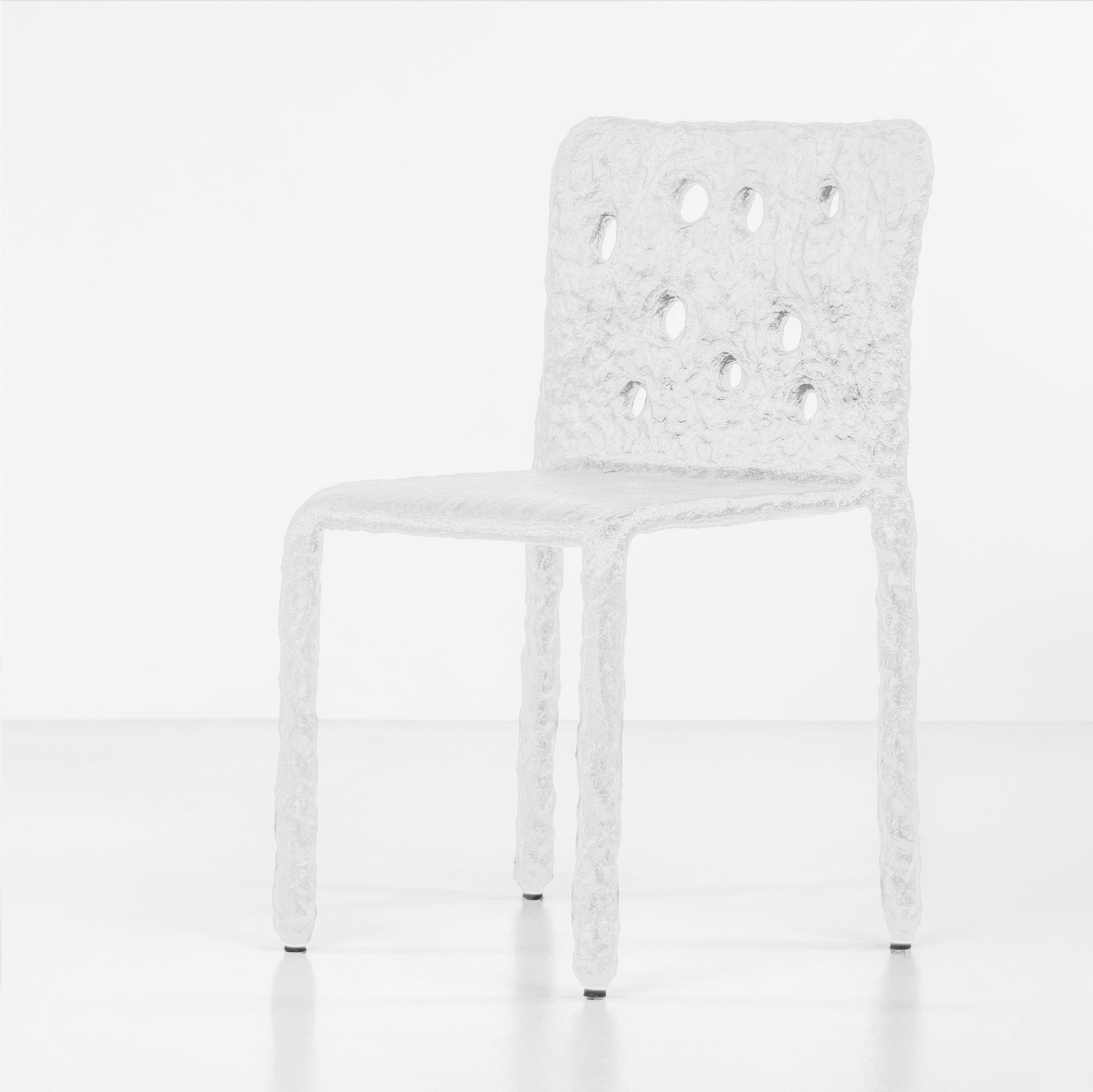 Orange Sculpted Contemporary Chair by Faina 10