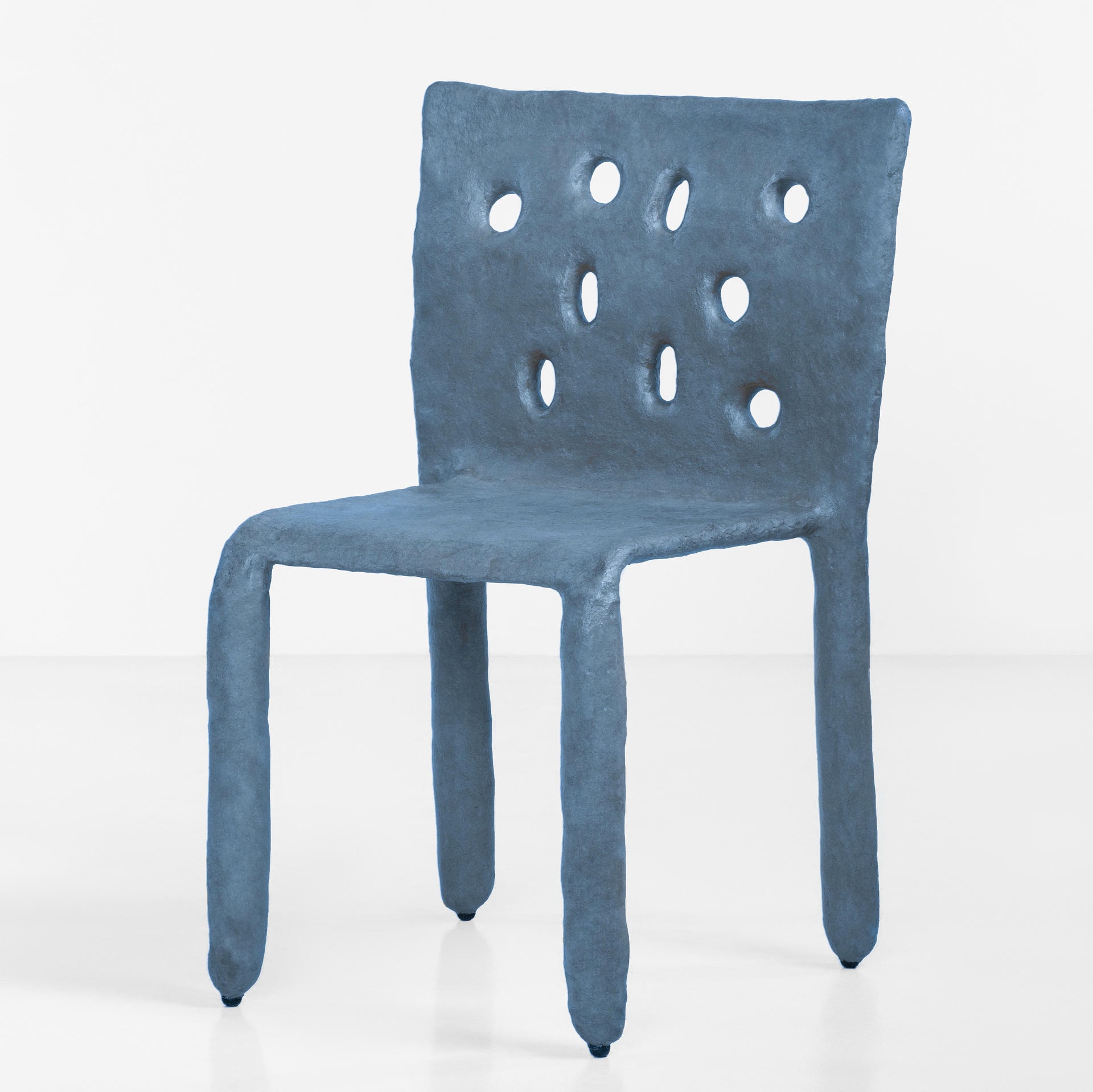 Red Sculpted Contemporary Chair by FAINA 13