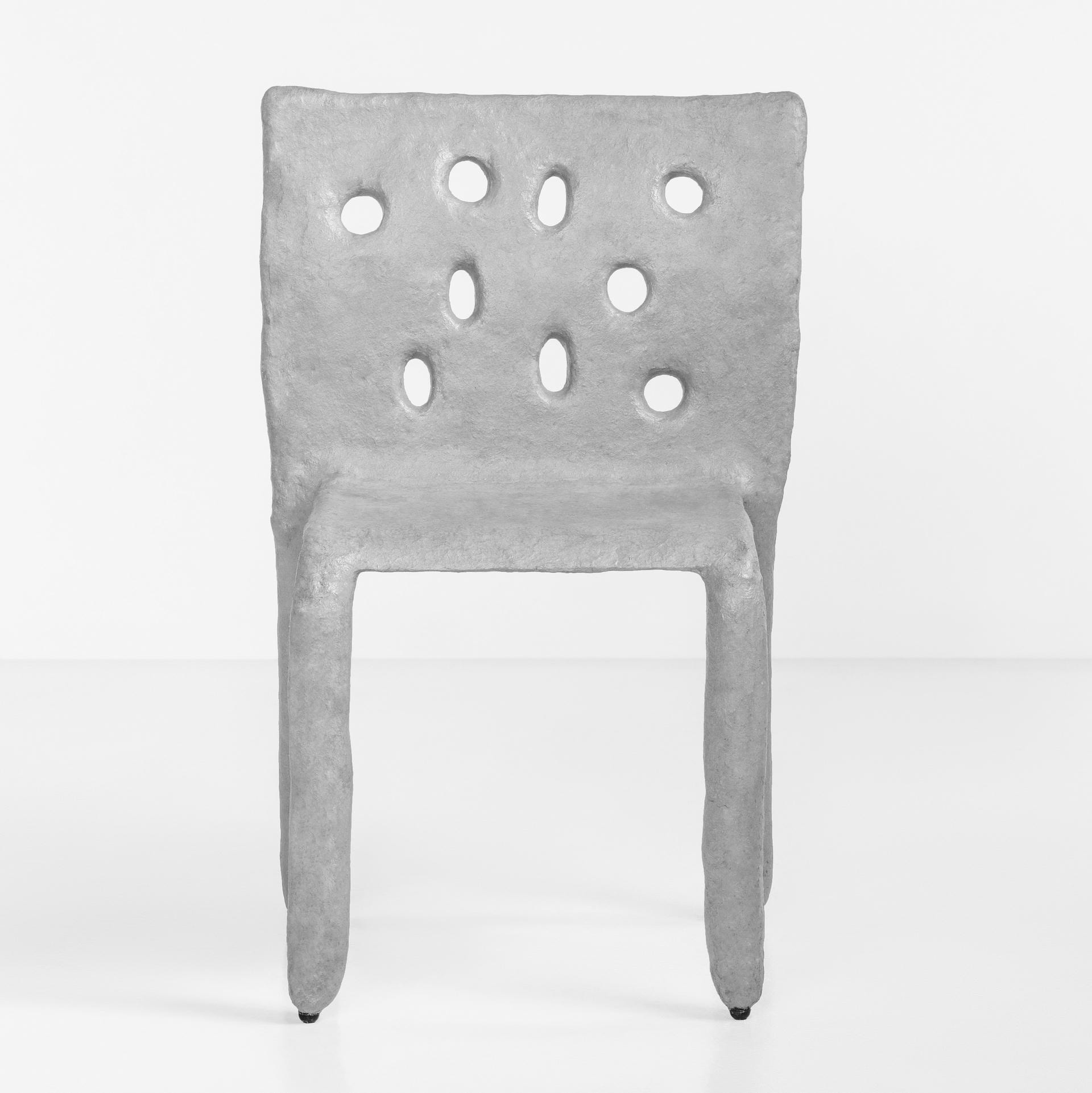 Red Sculpted Contemporary Chair by FAINA 16
