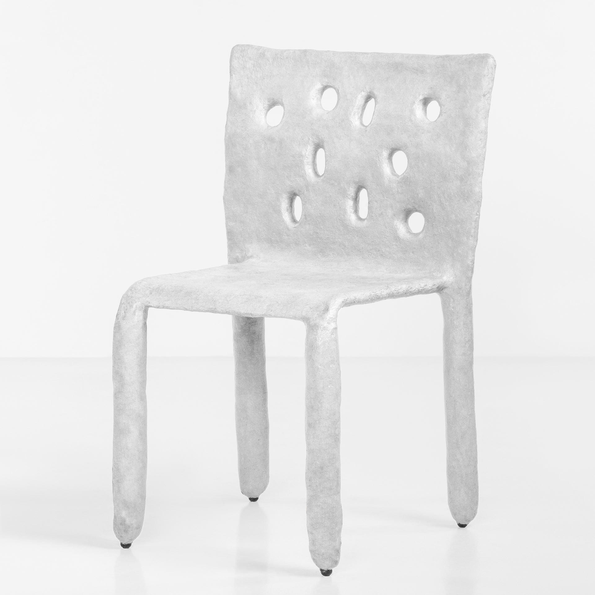 Red Sculpted Contemporary Chair by FAINA 2