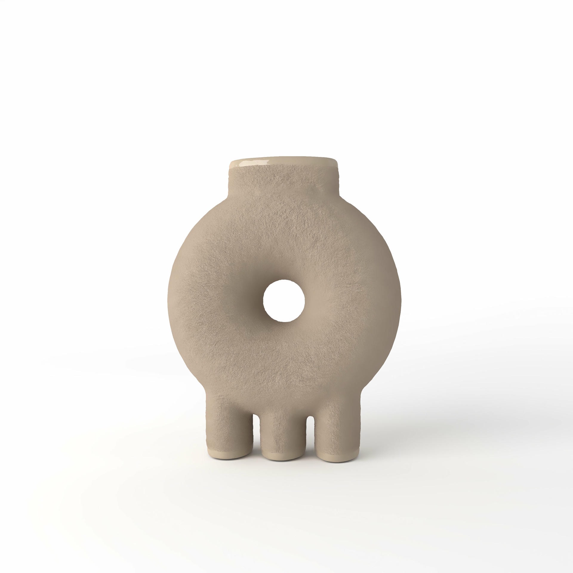 Sculpted Ceramic Vase by Faina 17