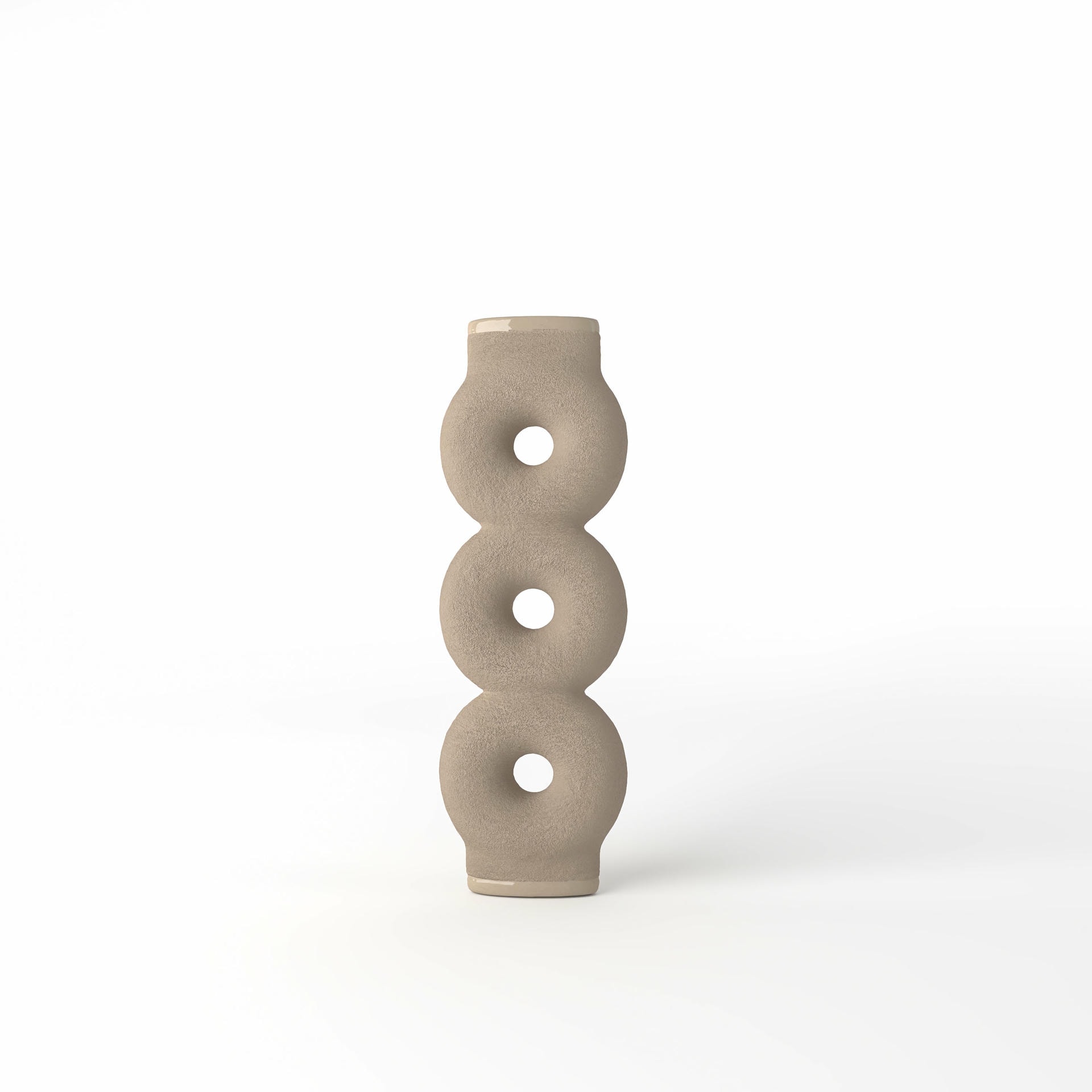 Sculpted Ceramic Vase by Faina 9