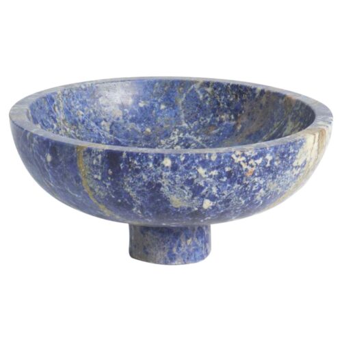 Blue Inside Out Bowl by Karen Chekerdjian 1