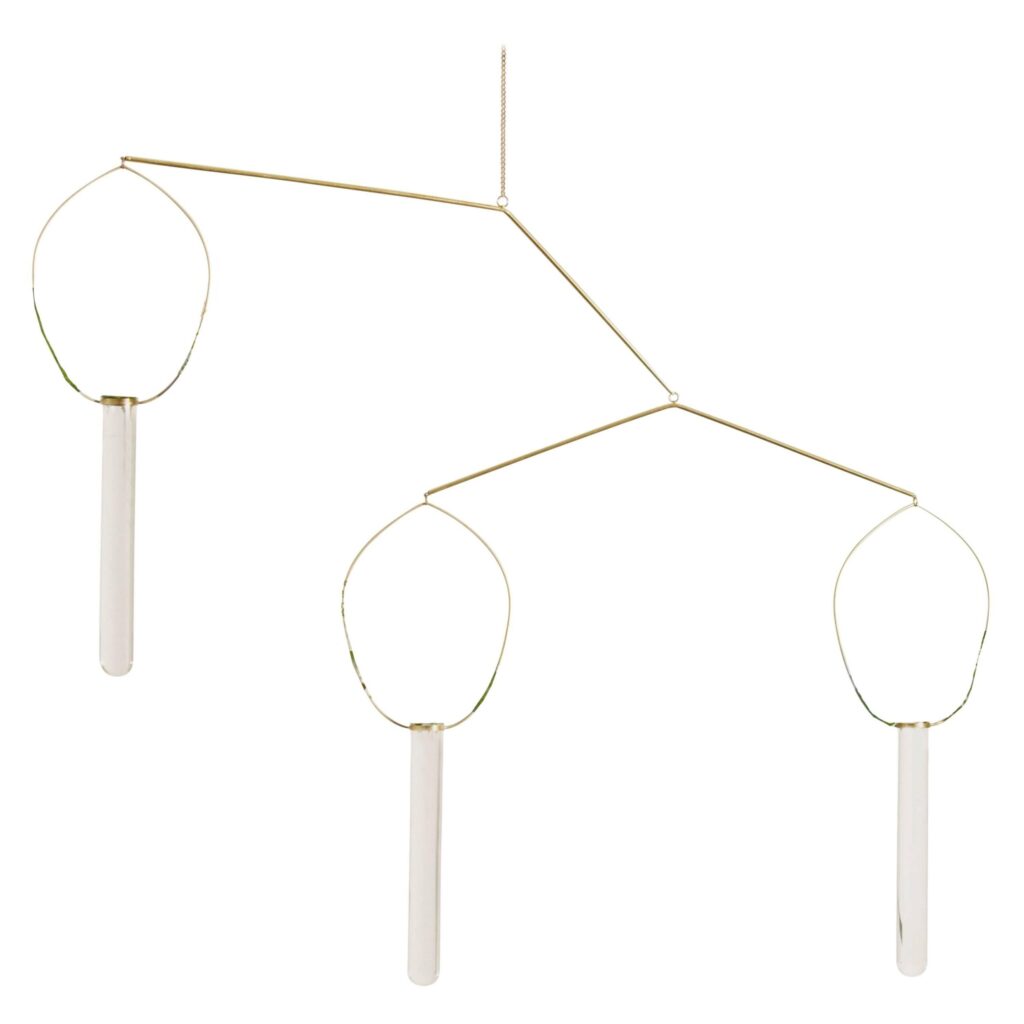 Eden Trio Brass Floating Vases by Agustina Bottoni 1
