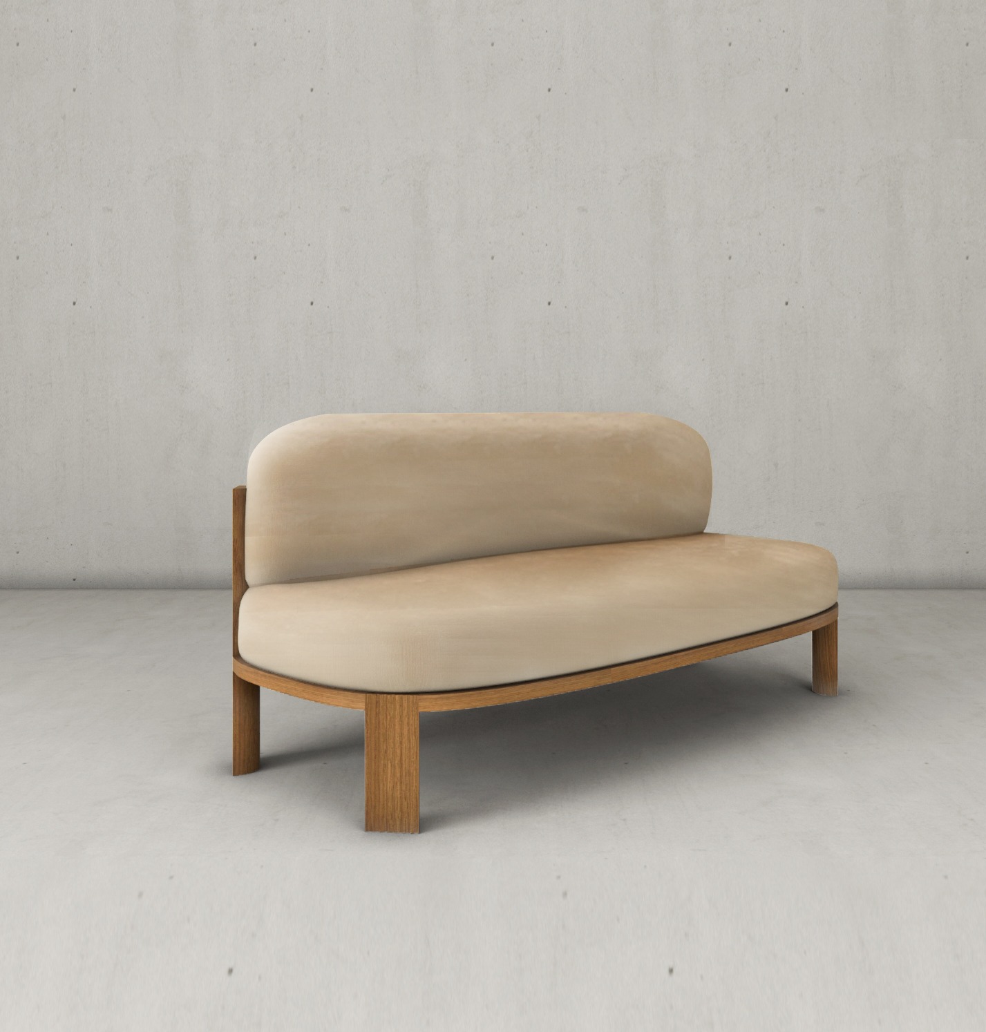 Oak Sofa by Collector (1)