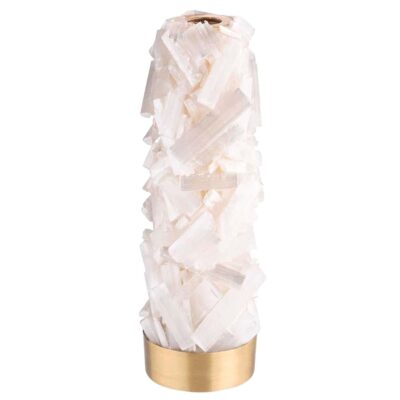 Precious Selenite Vivaldi Candle Holder