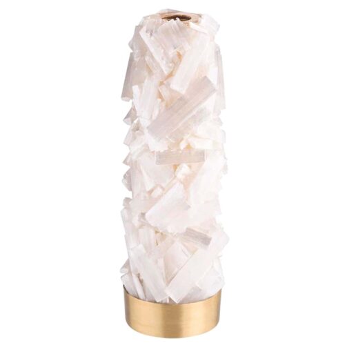 Precious Selenite Vivaldi Candle Holder 1