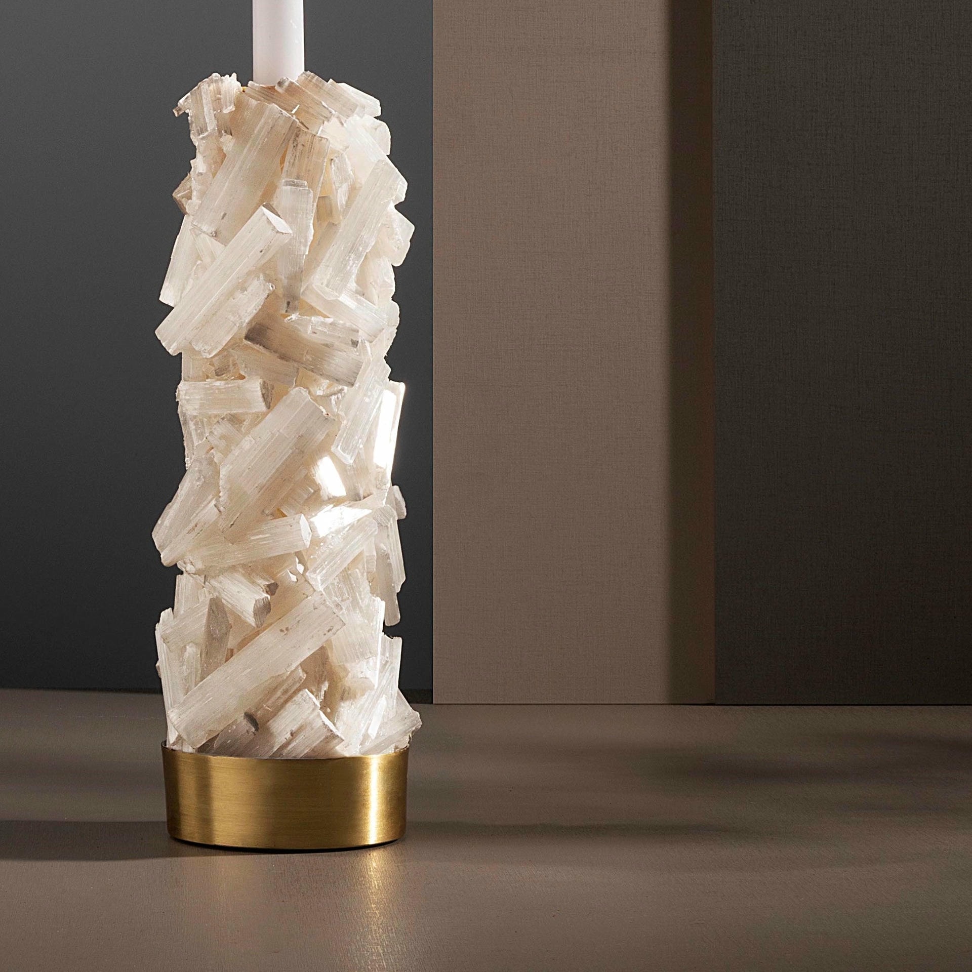 Precious Selenite Vivaldi Candle Holder by Aver Metais 4