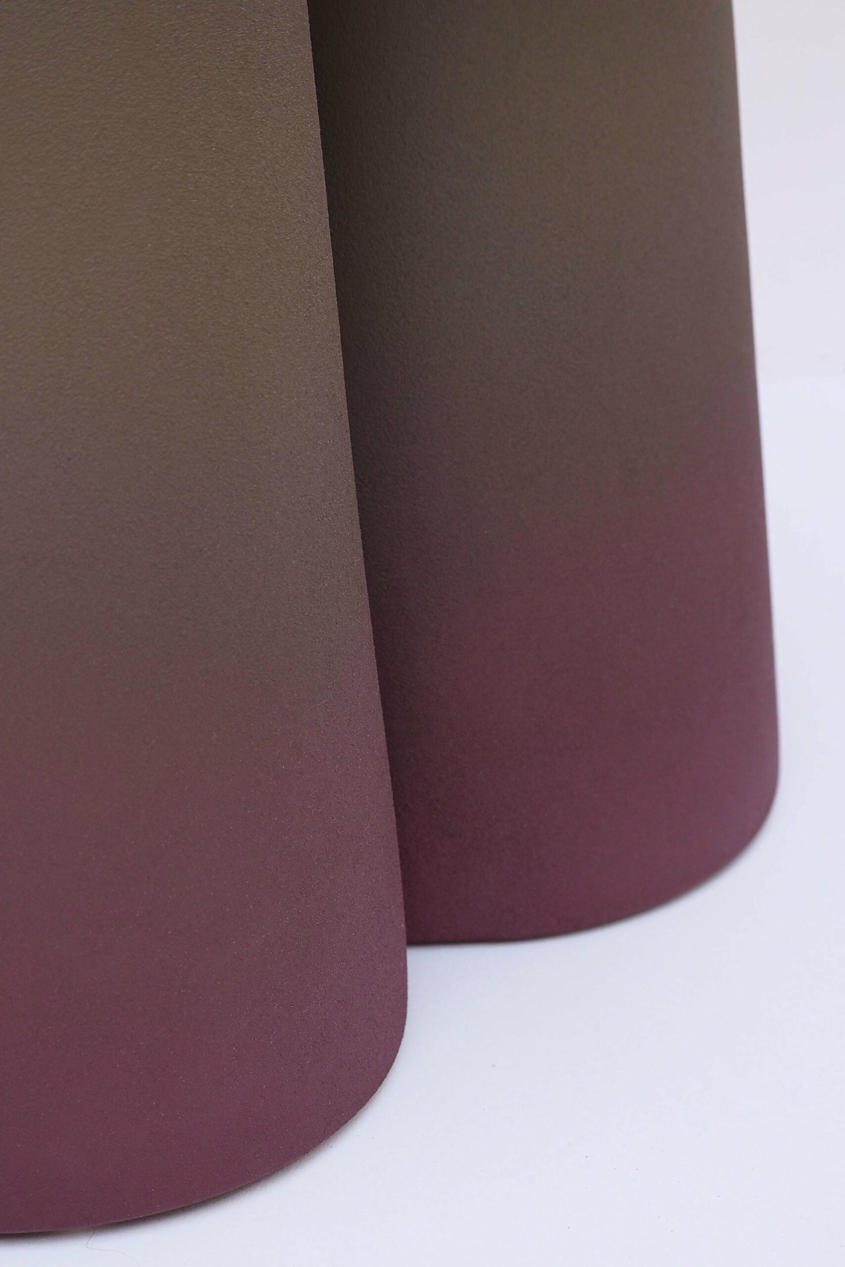 Unique Handmade Honey Ceramic Isola Small Side Table by Cara Davide 10