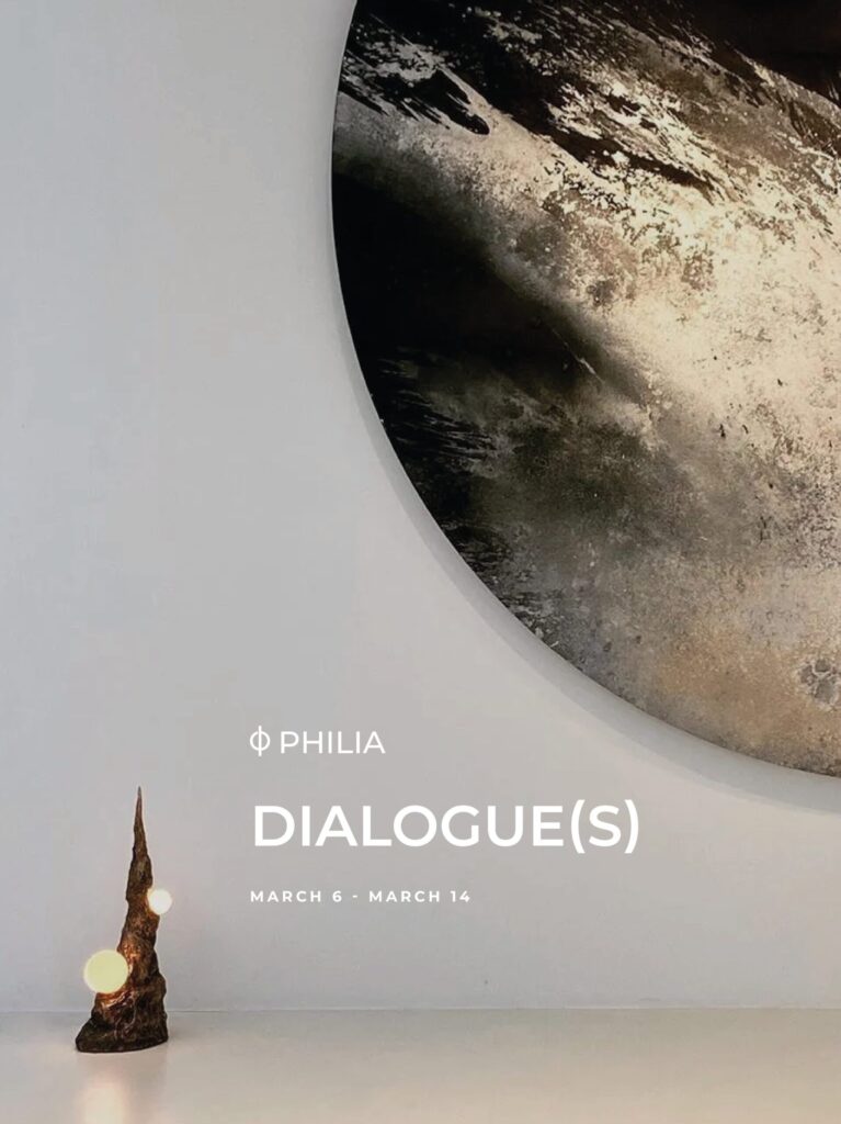 poster dialogue bruxelles galerie philia