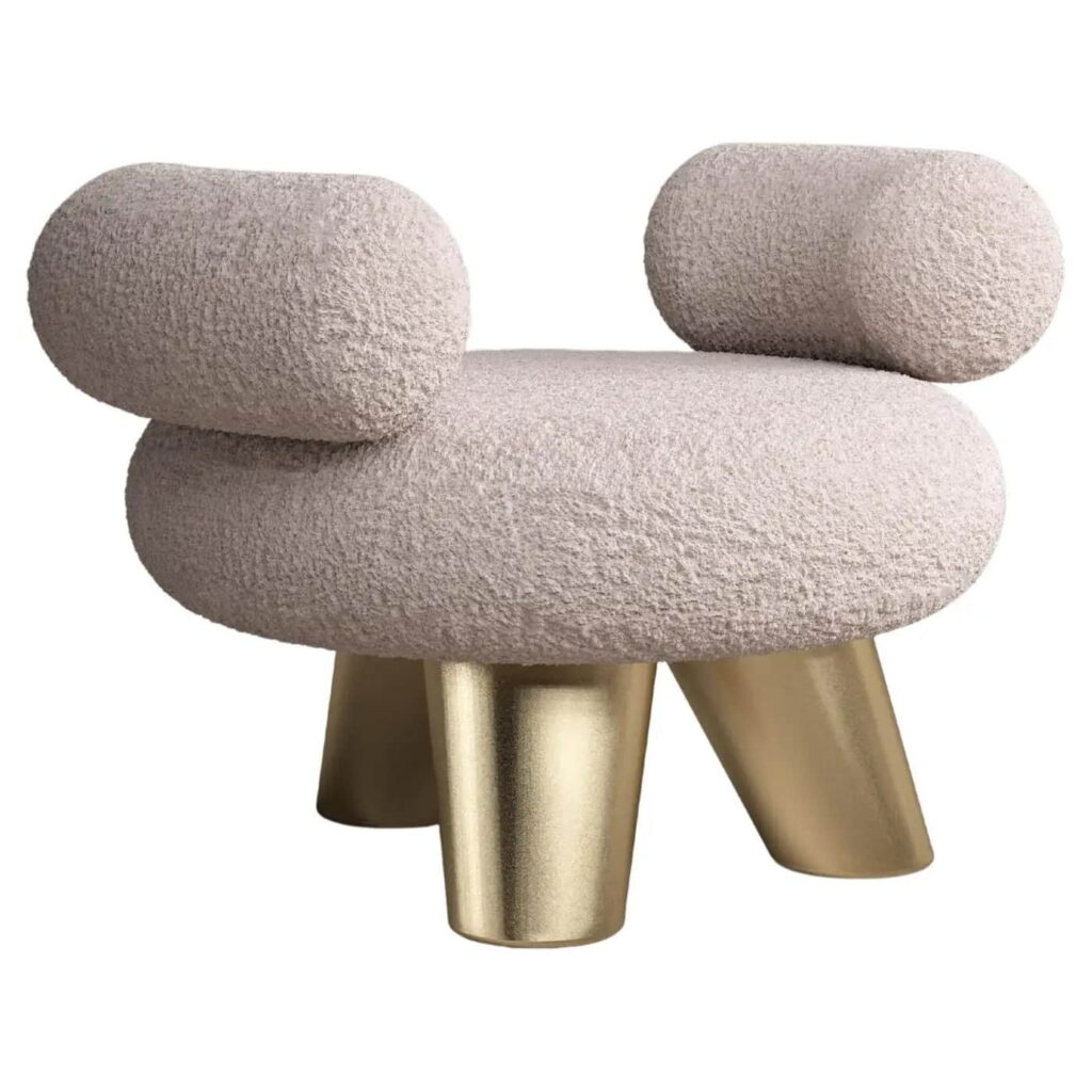 Athena Ottoman by Pietro Franceschini 1