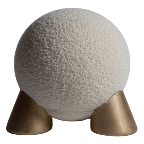 Cast Brass Fur Atlas Stool by Pietro Franceschini 1