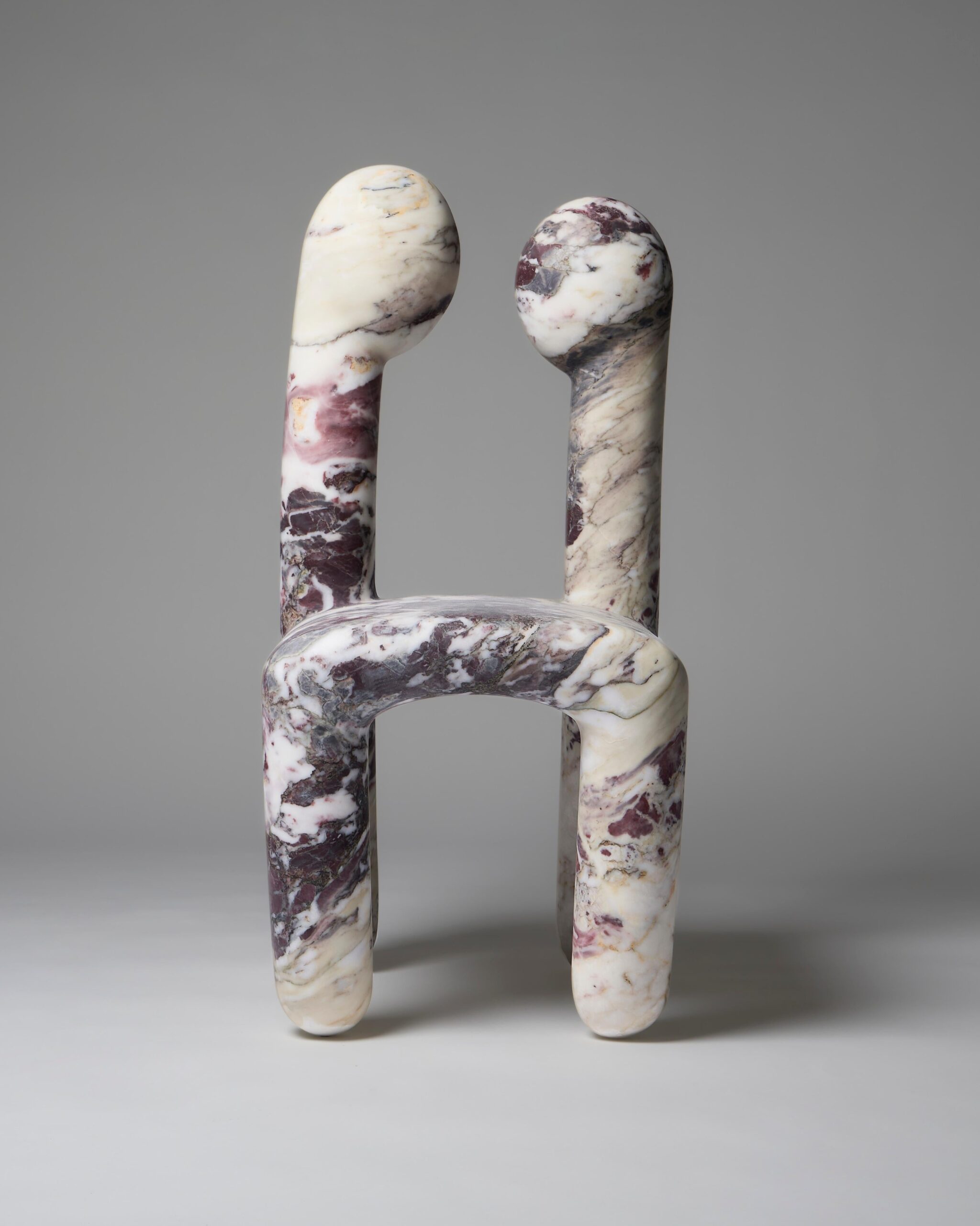 Limited Edition Calacatta Viola Marble Urania Chair by Pietro Franceschini 2