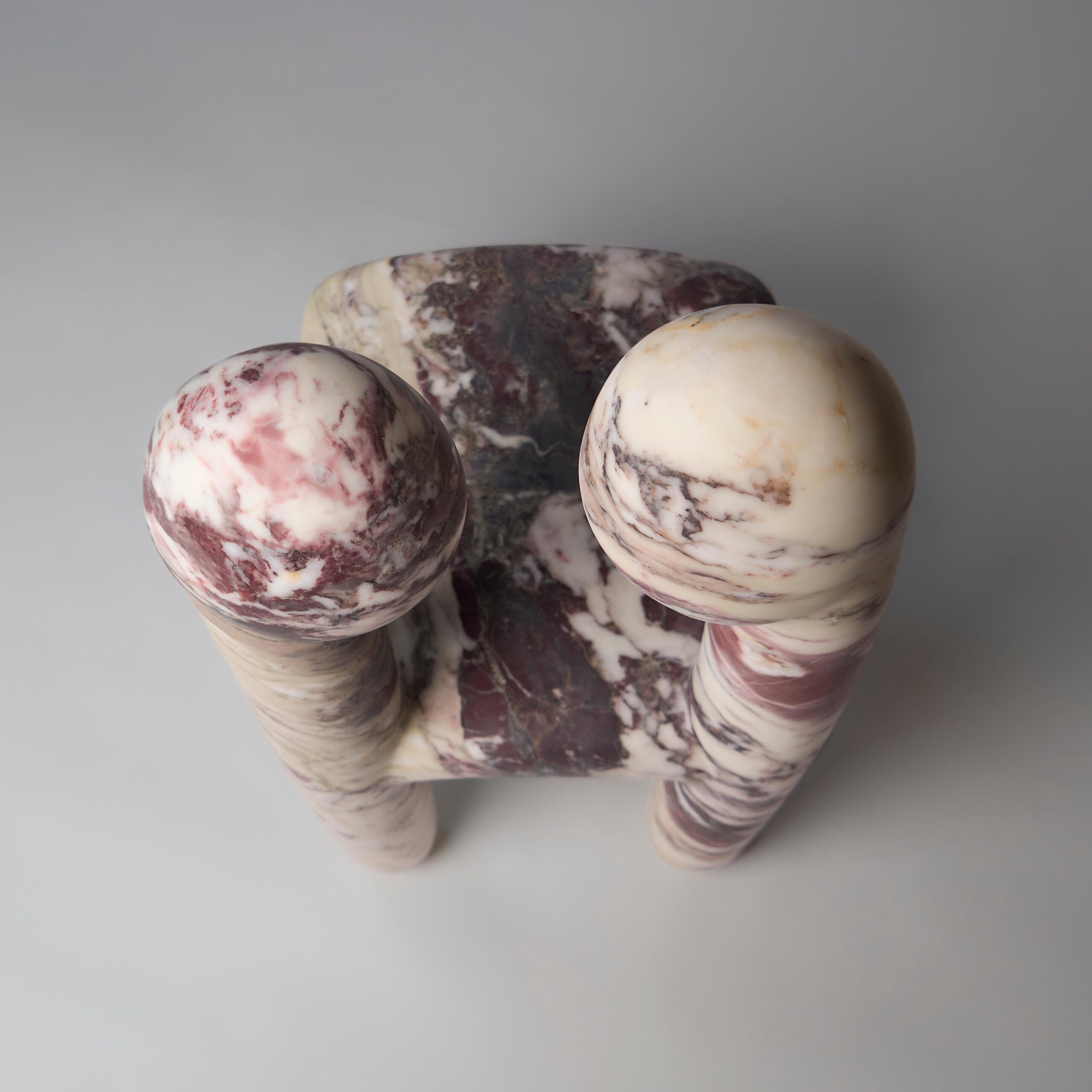 Limited Edition Calacatta Viola Marble Urania Chair by Pietro Franceschini 8