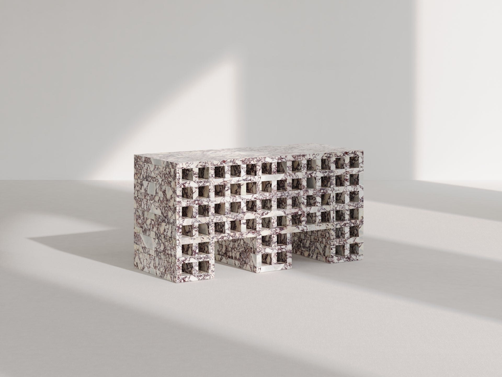 Unique Calacatta Viola Marble Archivio CV01 Occasional Table by Cara Davide 2
