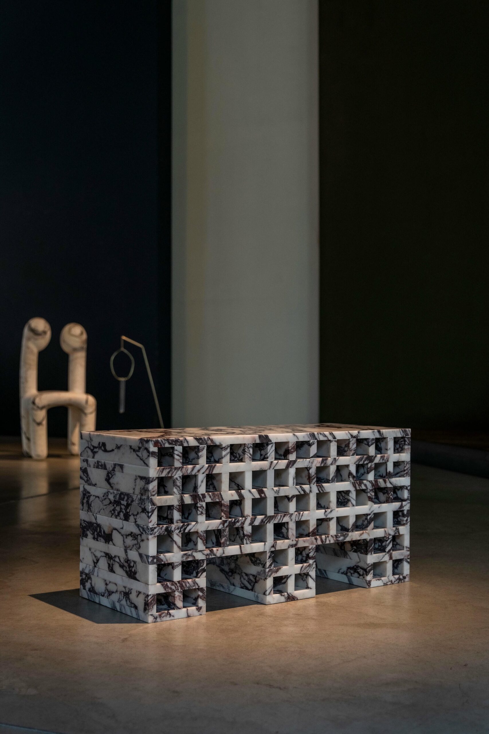 Unique Calacatta Viola Marble Archivio CV01 Occasional Table by Cara Davide 3