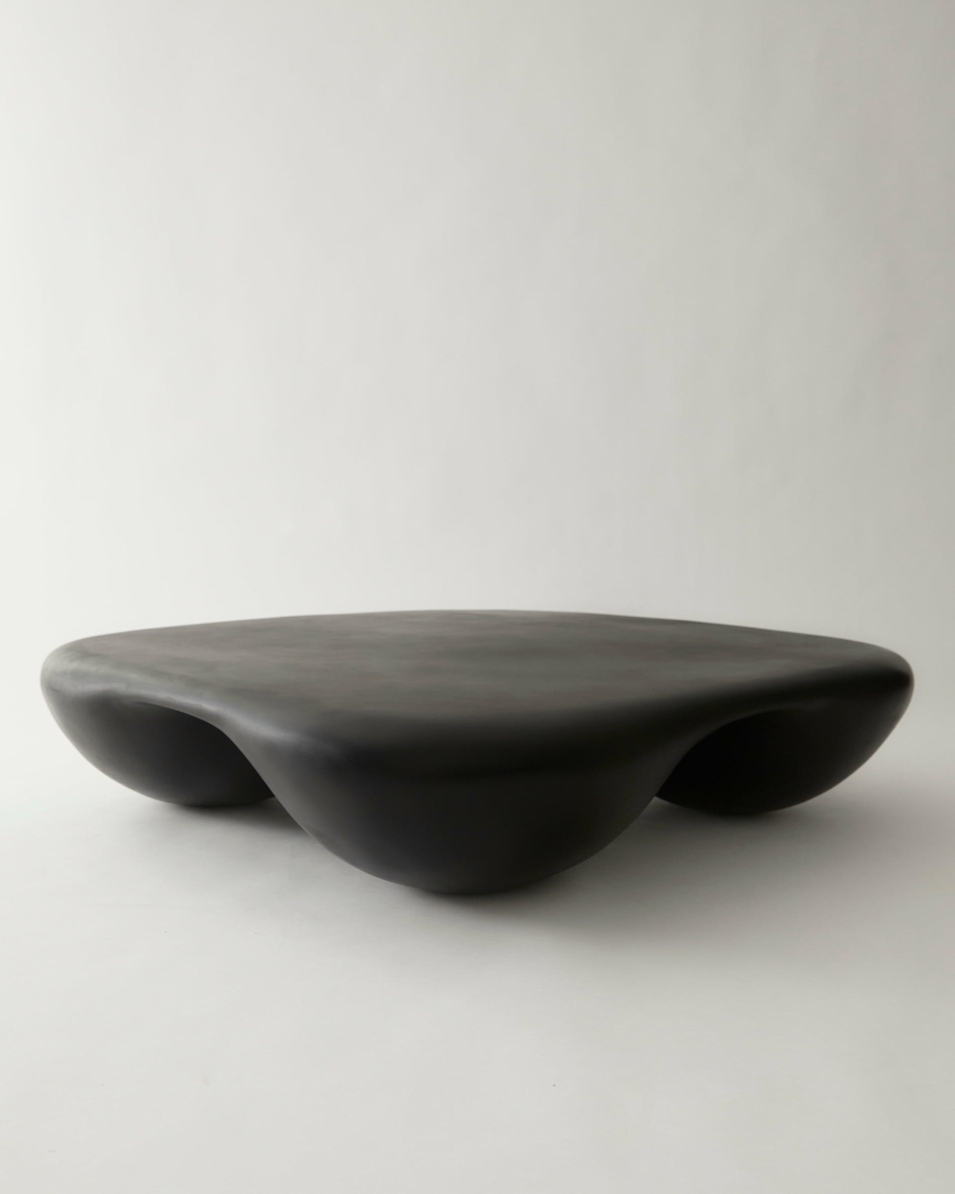 White Square Quad Coffee Table in Stone Composite by Mike Ruiz Serra 7
