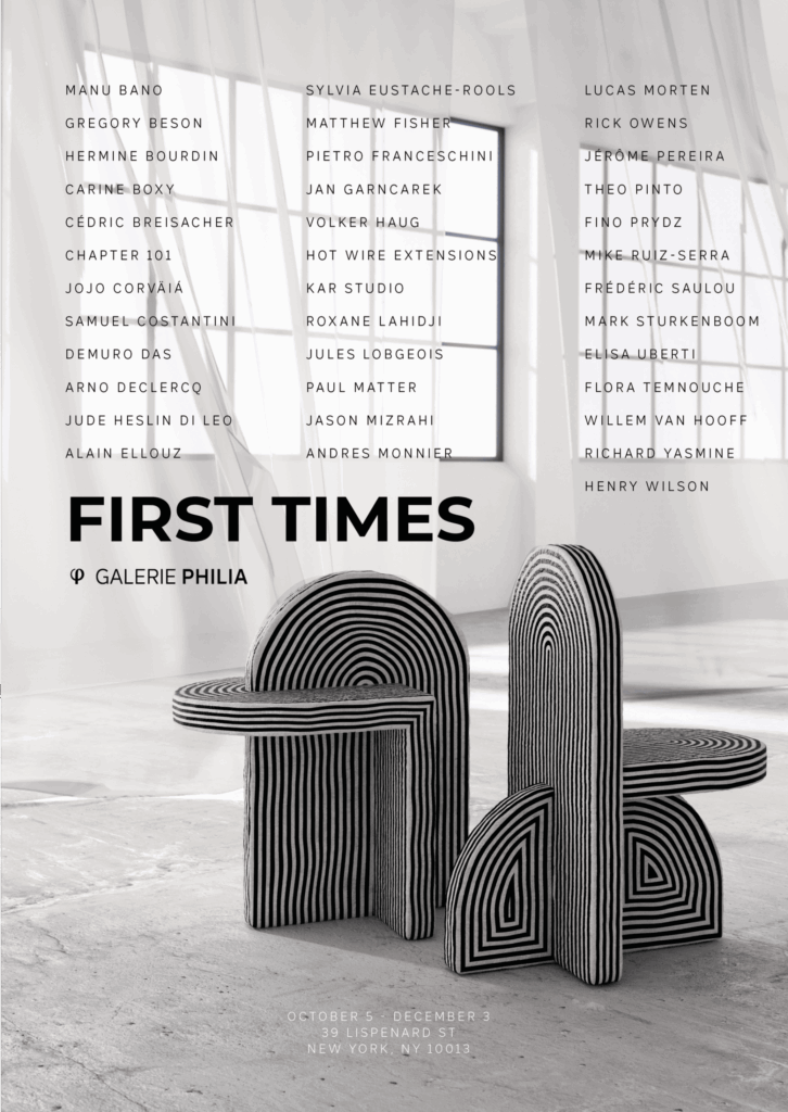poster galerie philia first times tribeca