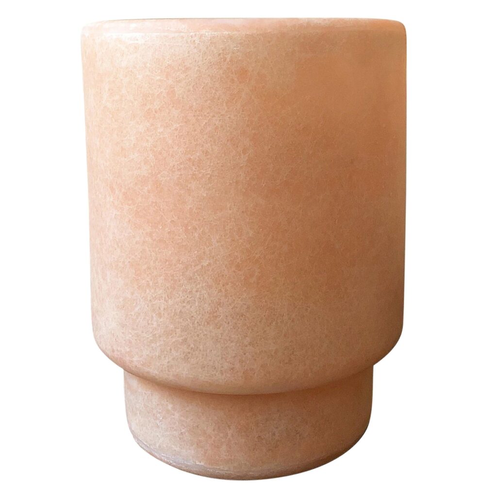 Minimalist Organic Form, Pink Fiberglass Vase by kar 1