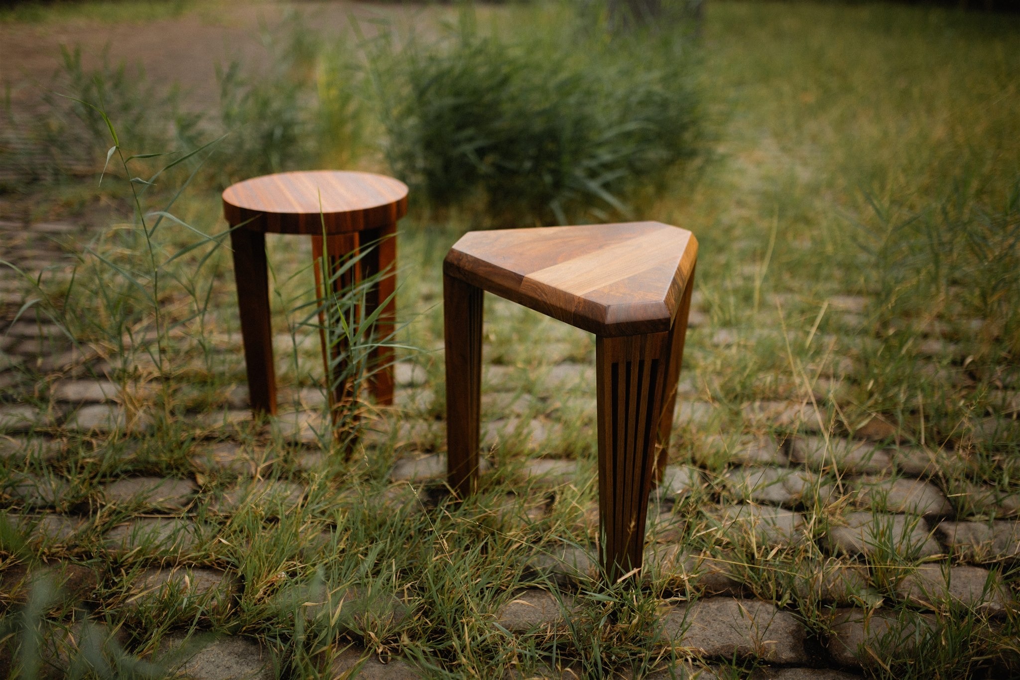Set of 2 Redemption Stools by Albert Potgieter Designs (4)