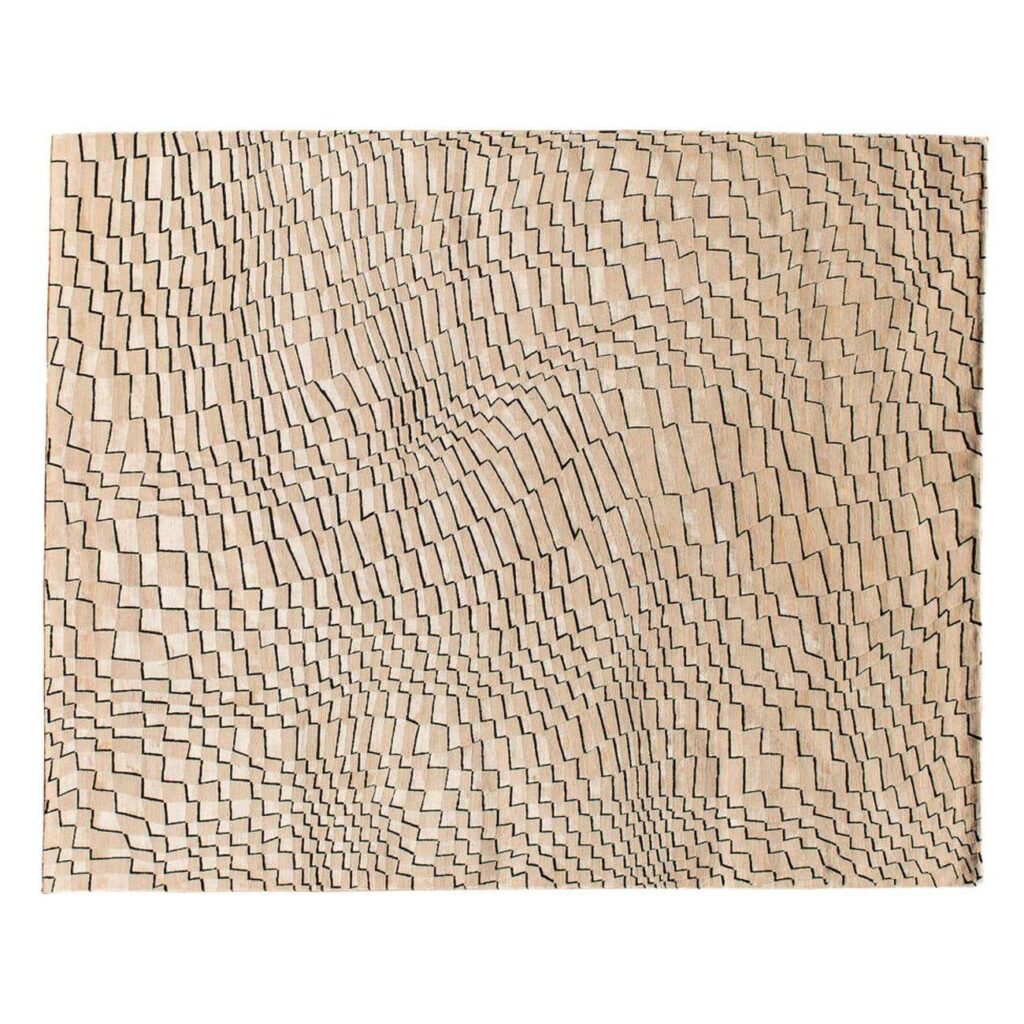 Small Onda Hand Knotted Rug by Florian Pretet and Lisa Mukhia Pretet 1