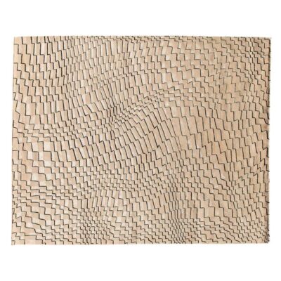 Small Hand Knotted Onda Rug by Florian Pretet and Lisa Mukhia Pretet