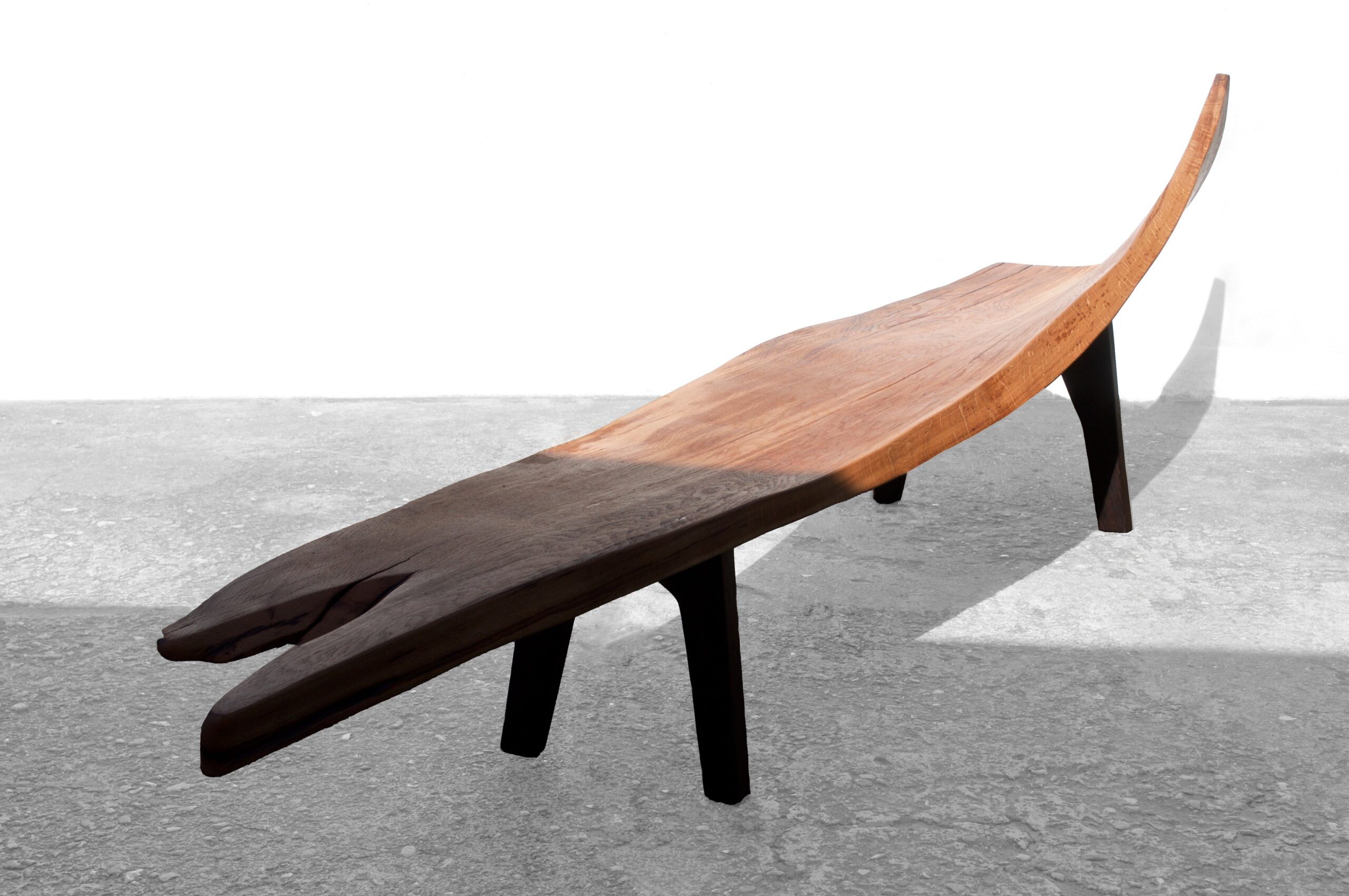 Unique Monumental Bench Sculpted by Jörg Pietschmann 9