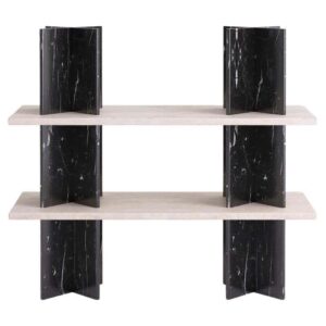Black Monument Shelf by Mathieu Girard & Gauthier Pouillart