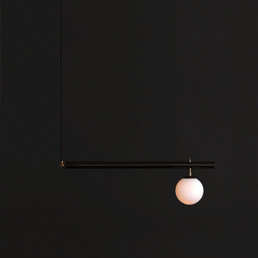 Black Satellite I, Sculpted Pendant by Paul Matter (1)