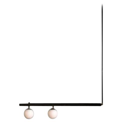 Black Satellite II Sculpted Pendant by Paul Matter