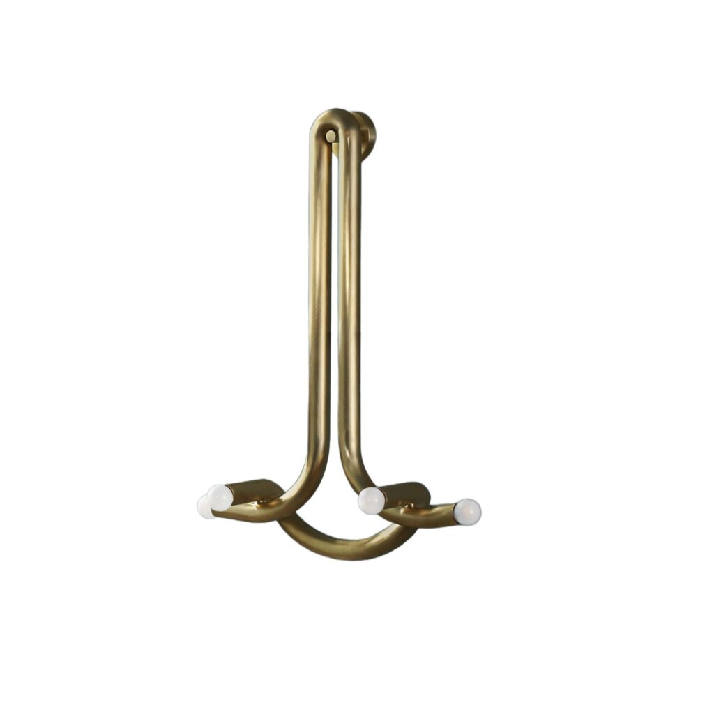 Goddess Brass Sconce by Paul Matter 1