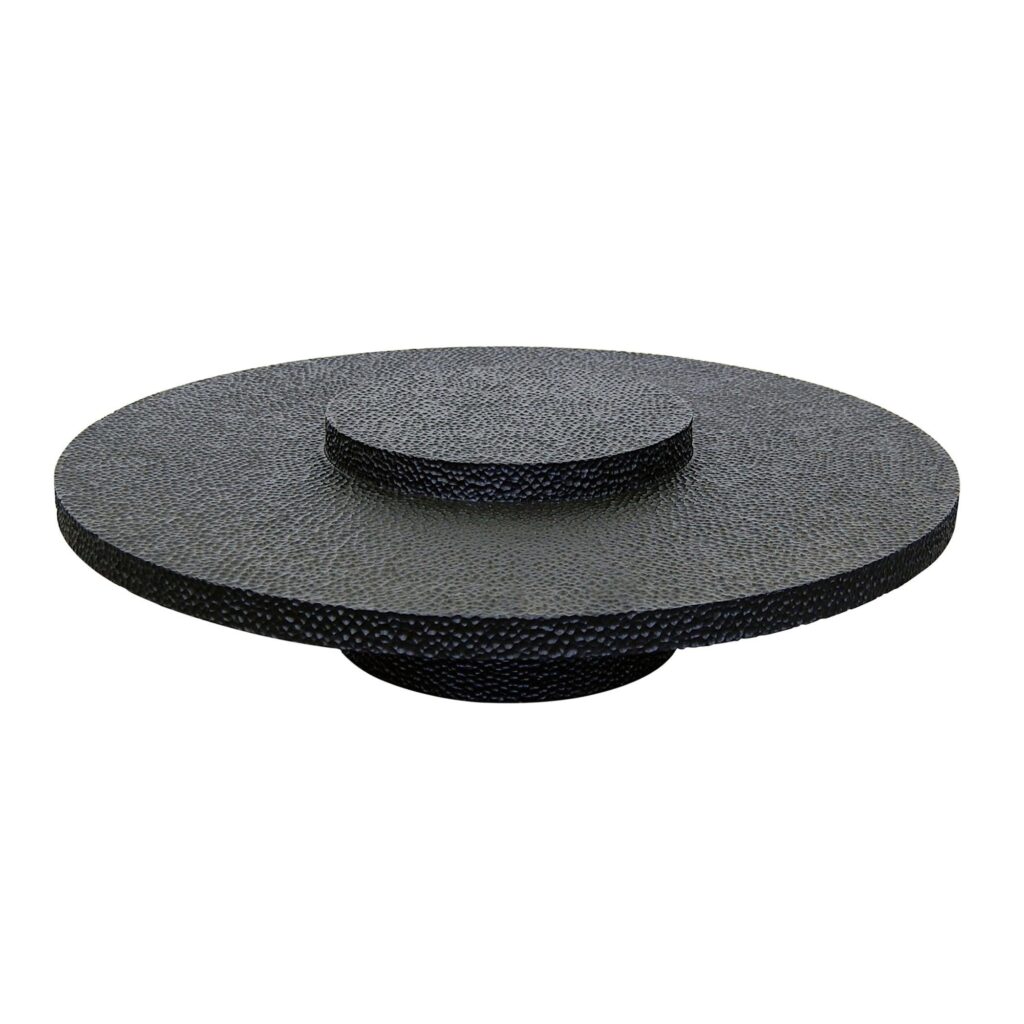 Maple Round Table Sculpted by John Eric Byers 1