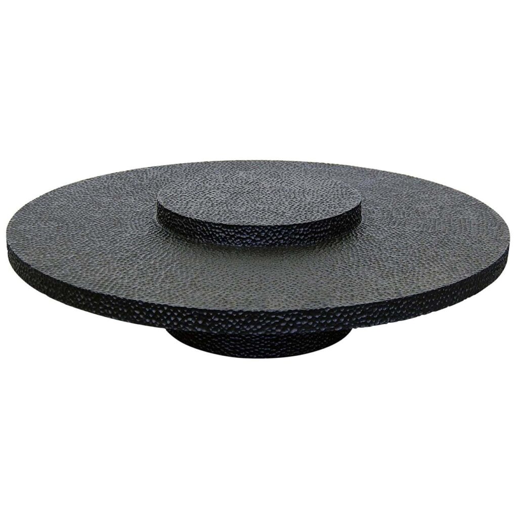 Maple Round Table Sculpted by John Eric Byers 1