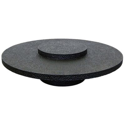 Maple Round Table Sculpted by John Eric Byers