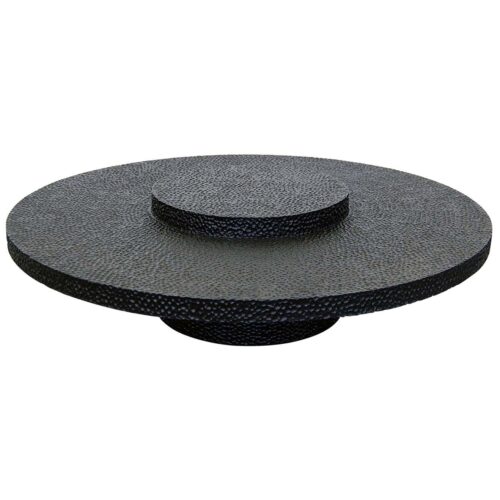 Maple Round Table Sculpted by John Eric Byers 1
