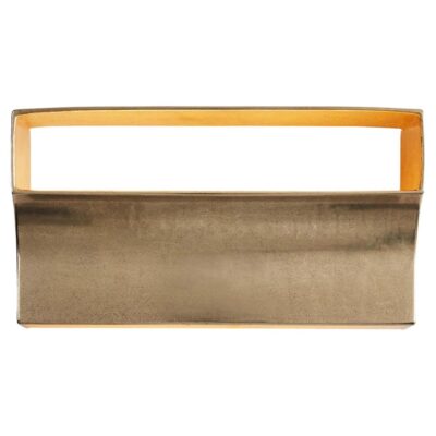 Brass Scoop Wall Light by Henry Wilson