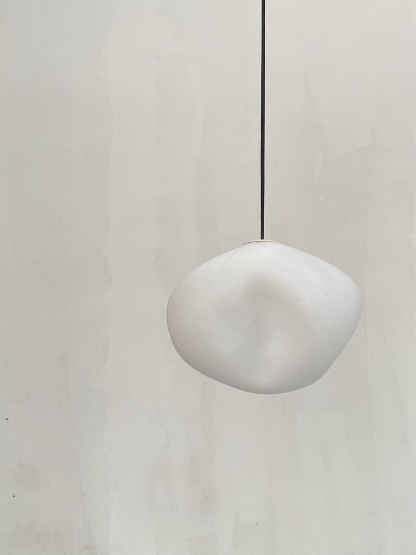 Sculptural Form Winged Branch Blackened Wood Pendant Light by Jérôme Pereira 5